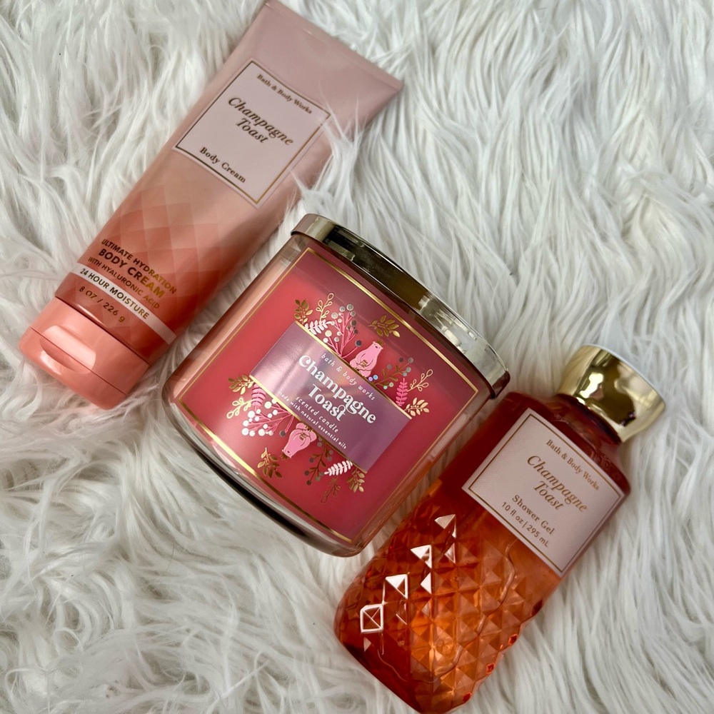 ⭐️BATH & BODY WORKS⭐️ CHAMPAGNE TOAST BUNDLE⭐️